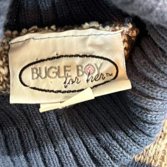 BUGLE BOY for Her • Vintage Fair Isle Sweater Size Large - Picture 3 of 9